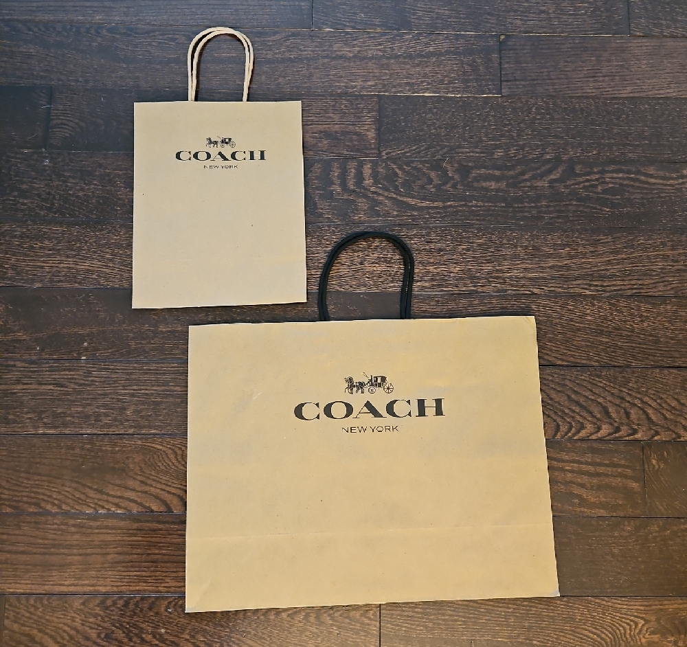 Coach Tan Shopping Bags